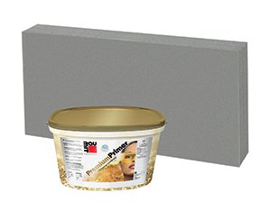 A gold lid tub of Baumit premium primer
