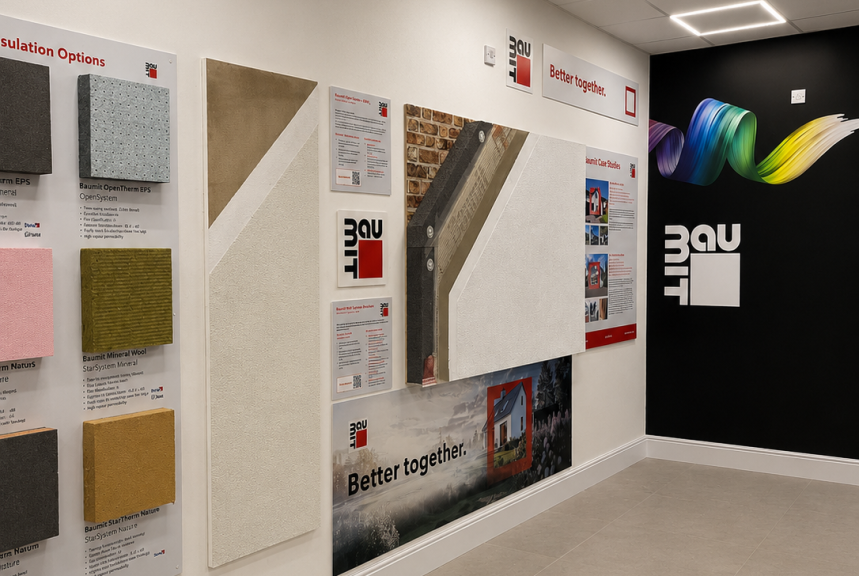 Baumit Opens First UK Showroom at Jewson Shrewsbury